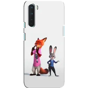 Силиконовый чехол с принтом Зоотрополіс для OnePlus Nord (Джуди и Ник)