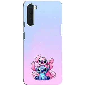 Чехол с рисунком Стич для OnePlus Nord (Энджл и Стич)