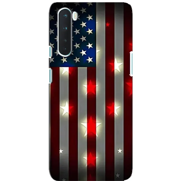 Чехол с рисунком «Флаг США 2» для OnePlus Nord Чехол с рисунком «Флаг США 2» для OnePlus Nord
