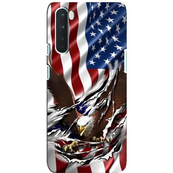 Чехол с рисунком «Флаг USA» для OnePlus Nord Чехол с рисунком «Флаг USA» для OnePlus Nord