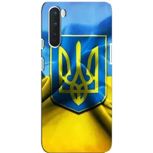 Чехол с картинкой (Патриотический ГЕРБ) на OnePlus Nord (Герб и Флаг Украины)