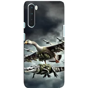 Чохол з мемами траралело тралала для OnePlus Nord (Гусіні і крокоділо)