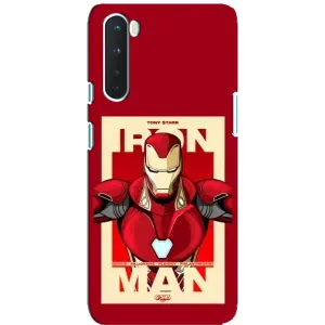 Чехол Супергерой Железный человек на OnePlus Nord (Iron man)