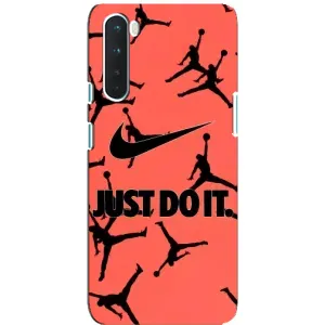 Силиконовый Чехол Nike Air Jordan на ВанПлас Норд (Just Do It)