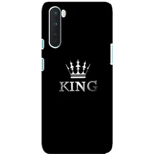 Чехол (Корона на чёрном фоне) для ВанПлас Норд (KING)