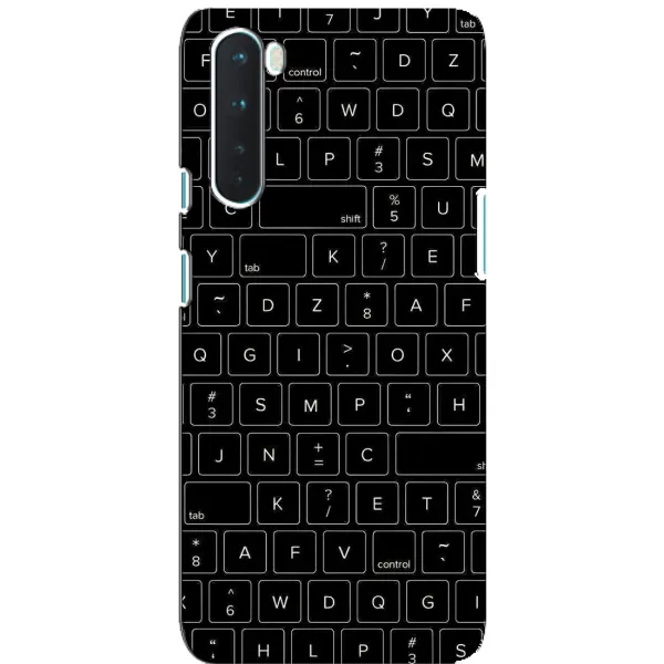 Чехол с рисунком «Клавиатура» для OnePlus Nord