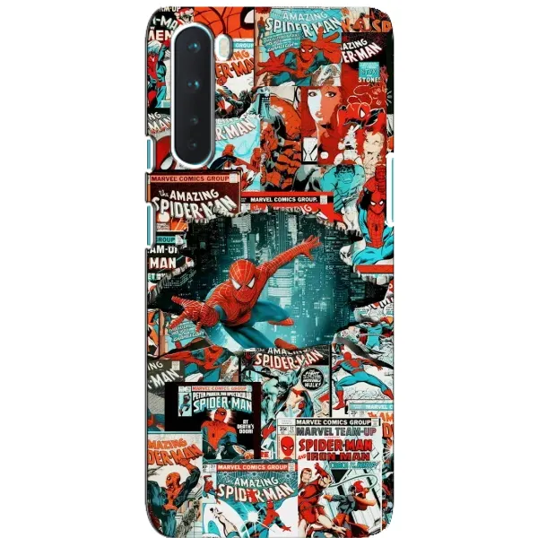 Чехол с рисунком «Комиксы Человек Паук» для OnePlus Nord Чехол с рисунком «Комиксы Человек Паук» для OnePlus Nord