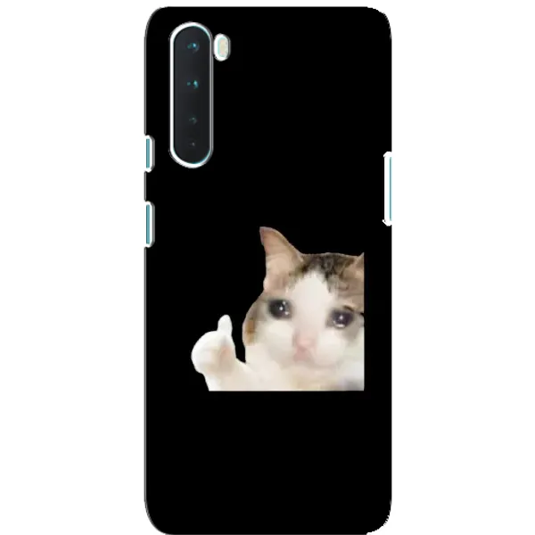 Чехол с рисунком «Кот в слезах» для OnePlus Nord Чехол с рисунком «Кот в слезах» для OnePlus Nord