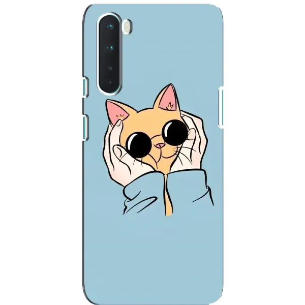 Чехол с рисунком «КОТИК в очках» для OnePlus Nord Чехол с рисунком «КОТИК в очках» для OnePlus Nord