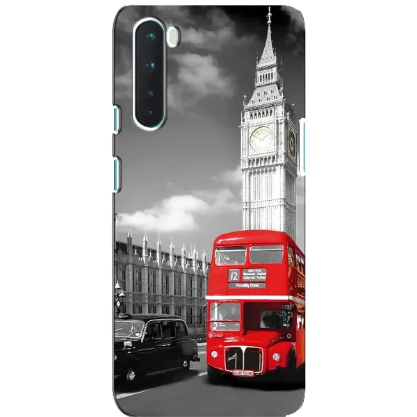 Чехол с рисунком «Красный автобус» для OnePlus Nord Чехол с рисунком «Красный автобус» для OnePlus Nord