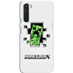 Чехлы для OnePlus Nord (Персонажи Майн Крафт) (Крипер)