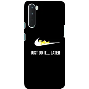 Силиконовый Чехол на OnePlus Nord с картинкой Nike (Later)