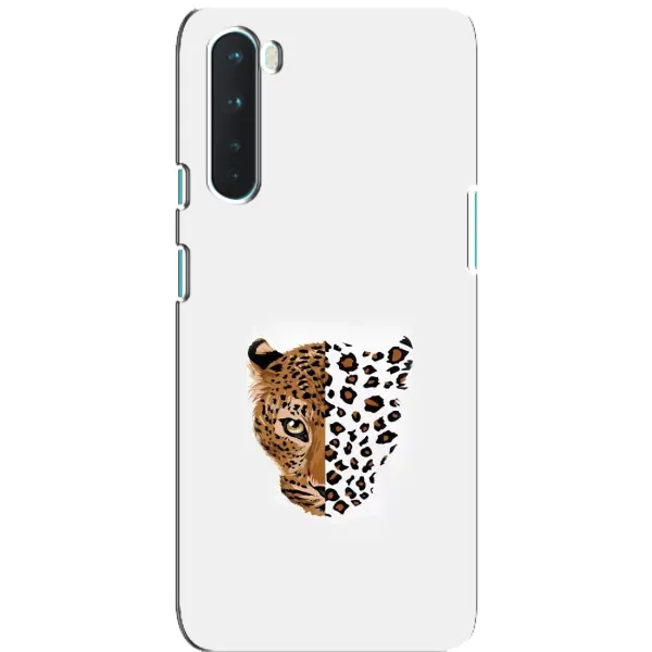 Чехол с рисунком «Леопард на белом» для OnePlus Nord Чехол с рисунком «Леопард на белом» для OnePlus Nord