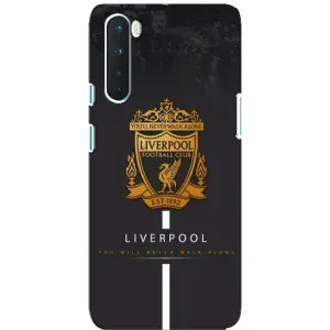 Силиконовые Чехлы принт Футбол на OnePlus Nord (Liverpool)