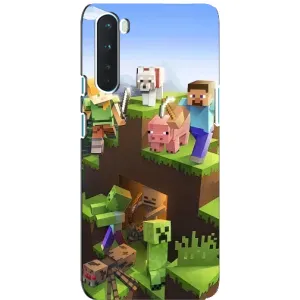 Чехлы для OnePlus Nord (Персонажи Майн Крафт) (Майн-крафт)