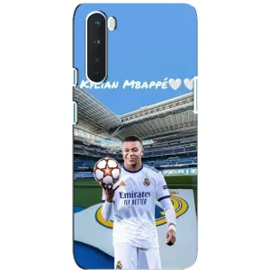 Чехол (TPU) с Футболистом на OnePlus Nord (Mbappe Real)