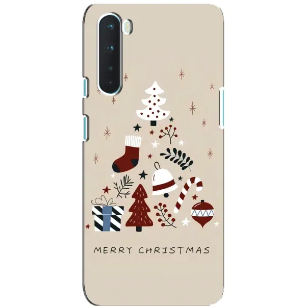 Чехол с рисунком «Merry Christmas» для OnePlus Nord Чехол с рисунком «Merry Christmas» для OnePlus Nord