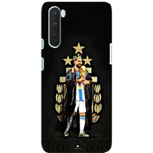 Чехлы Лео Месси Аргентина для OnePlus Nord (Месси король)