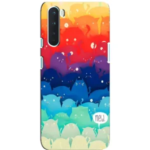 Силиконовый чехол с котиком для OnePlus Nord (Mew)