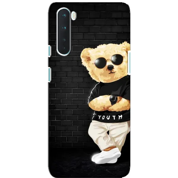 Чехол с рисунком «Мишка в очках» для OnePlus Nord Чехол с рисунком «Мишка в очках» для OnePlus Nord