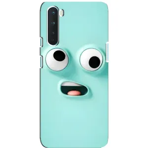 Силиконовые Чехлы (смешные стикеры) для OnePlus Nord (Забавное мятное лицо)