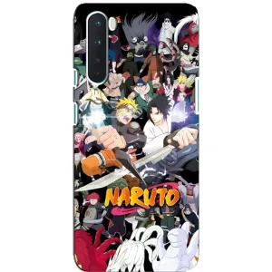 Купить Чехлы на телефон с принтом Anime для OnePlus Nord (Наруто постер)
