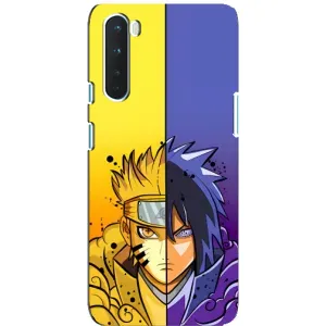 Купить Чехлы на телефон с принтом Anime для OnePlus Nord (Naruto Vs Sasuke)