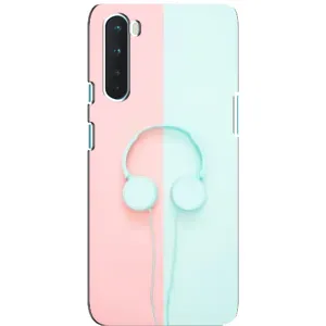 Чехол с рисунком «Наушники» для OnePlus Nord