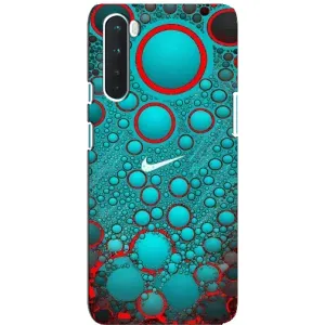 Силиконовый Чехол на OnePlus Nord с картинкой Nike (Найк зеленый)