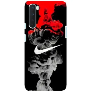 Силиконовый Чехол на OnePlus Nord с картинкой Nike (Nike дым)