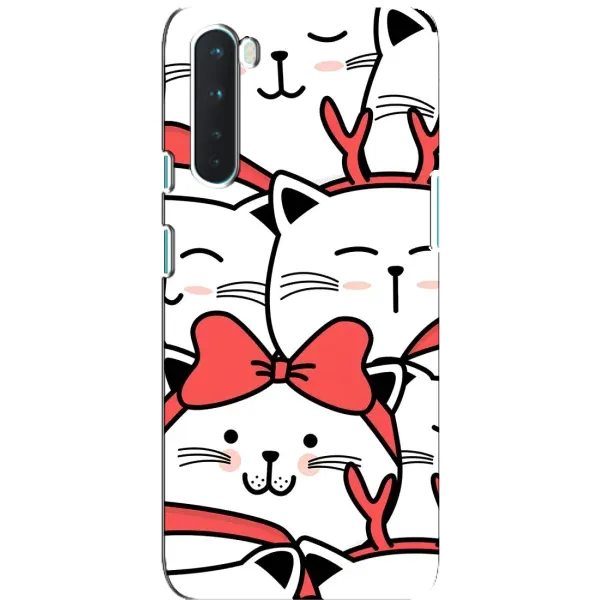 Чехол с рисунком «Новогодние котики» для OnePlus Nord Чехол с рисунком «Новогодние котики» для OnePlus Nord