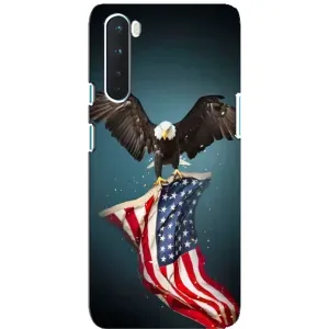 Чохол Прапор USA для OnePlus Nord (Орел і прапор)