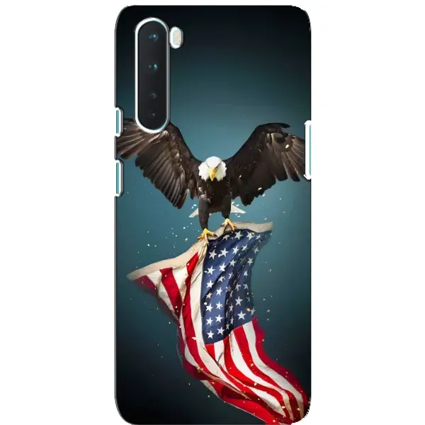 Чехол с рисунком «Орел и флаг» для OnePlus Nord Чехол с рисунком «Орел и флаг» для OnePlus Nord