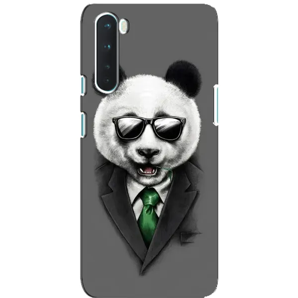 Чехол с рисунком «Панда в очках» для OnePlus Nord