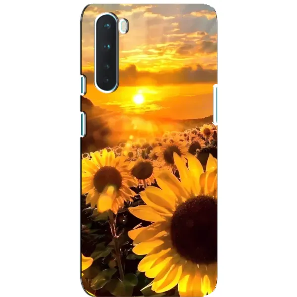 Чехол с рисунком «поле подсолнухов» для OnePlus Nord