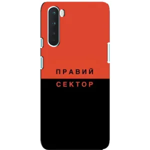 Чехлы УПА (Красно-Чёрный) на OnePlus Nord (Правый Серктор)