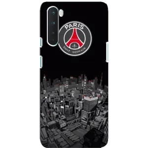 Силиконовые Чехлы принт Футбол на OnePlus Nord (PSG)