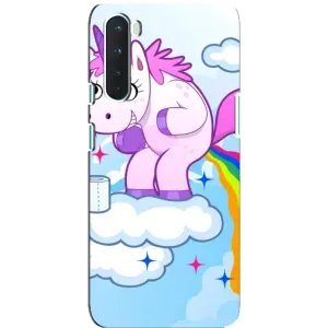 Чохол Unicorn на OnePlus Nord (Веселка Єдиноріга)