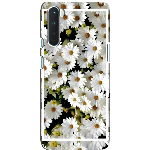 Чехол с рисунком «Рамка в ромашках» для OnePlus Nord Чехол с рисунком «Рамка в ромашках» для OnePlus Nord