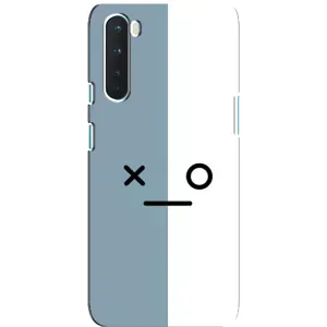 Силиконовые Чехлы (смешные стикеры) для OnePlus Nord (Серо-белый)