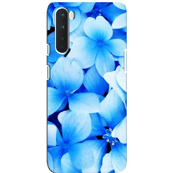 Чехол с рисунком «Синие цветы» для OnePlus Nord Чехол с рисунком «Синие цветы» для OnePlus Nord
