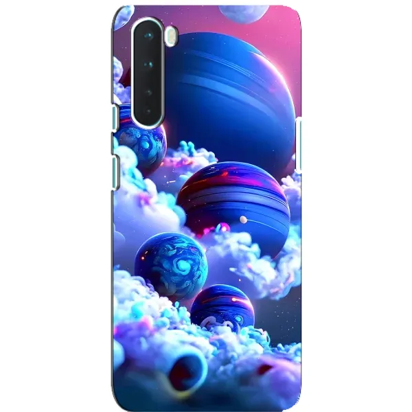 Чехол с рисунком «Синие планеты» для OnePlus Nord Чехол с рисунком «Синие планеты» для OnePlus Nord
