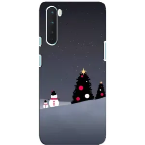 Чехлы на Новый Год OnePlus Nord (Снеговички)
