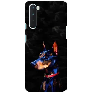 Бампер для OnePlus Nord с картинкой "Песики" (Собака Мопс)