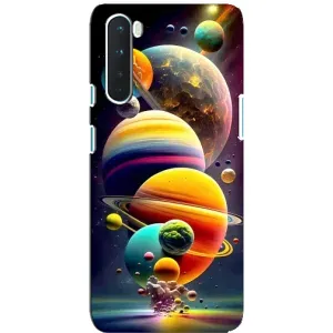 Чохол (ТПУ) з планетами на OnePlus Nord (Сонячна система)