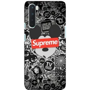 Чехол с Брендами одежды на ВанПлас Норд (Supreme Маус)