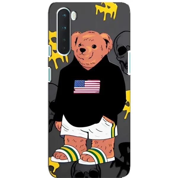 Чехол с рисунком «Teddy USA» для OnePlus Nord Чехол с рисунком «Teddy USA» для OnePlus Nord