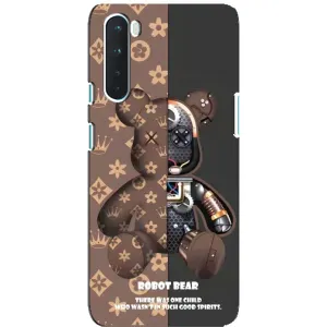 Силиконовый чехол для OnePlus Nord (Медмедь Луи Виттон)