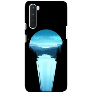 Летний Чехол на OnePlus Nord (Синий Водопад)