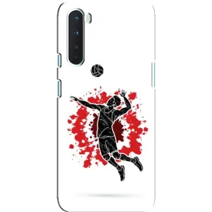 Чохли з прінтом Спортивна тематика для OnePlus Nord (Волейболіст)